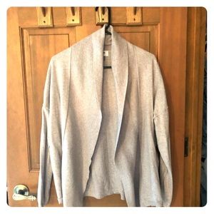 Beige sweater jacket